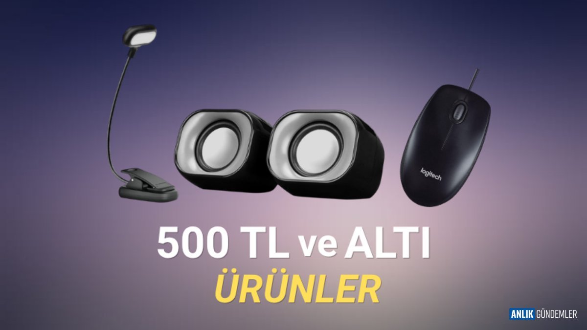 Amazon'da Fırsat Avcıları Dikkat: 500 TL Altı Teknolojik Yenilikler Cebinizi Yakmadan Hayatınızı Kolaylaştırıyor!